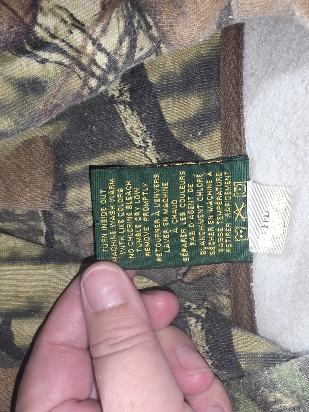 Cabela's Men's Realtree Camo Pullover Hoodie - Green/Brown